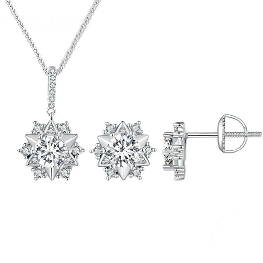 Shining Moissanite Set