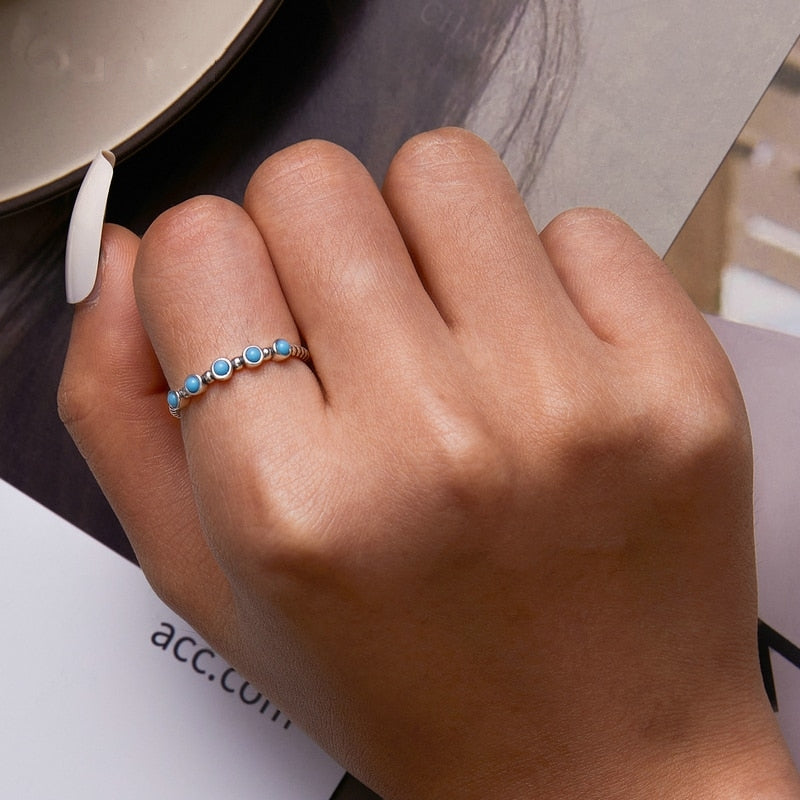 Turquoise Bubble Ring