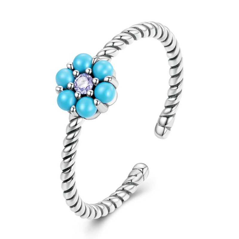 Turquoise Flower Ring