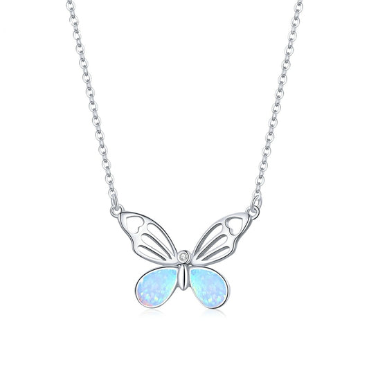 Silver Butterfly Necklace