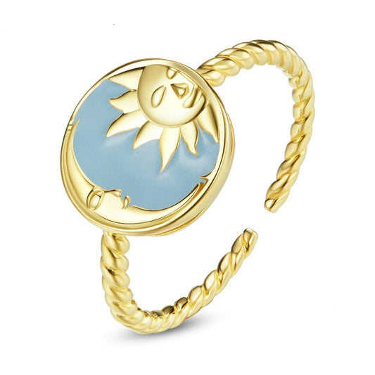 Splendid Sun Moon Rings