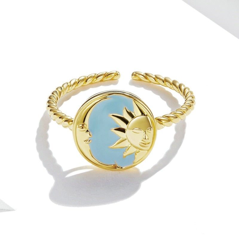 Splendid Sun Moon Rings