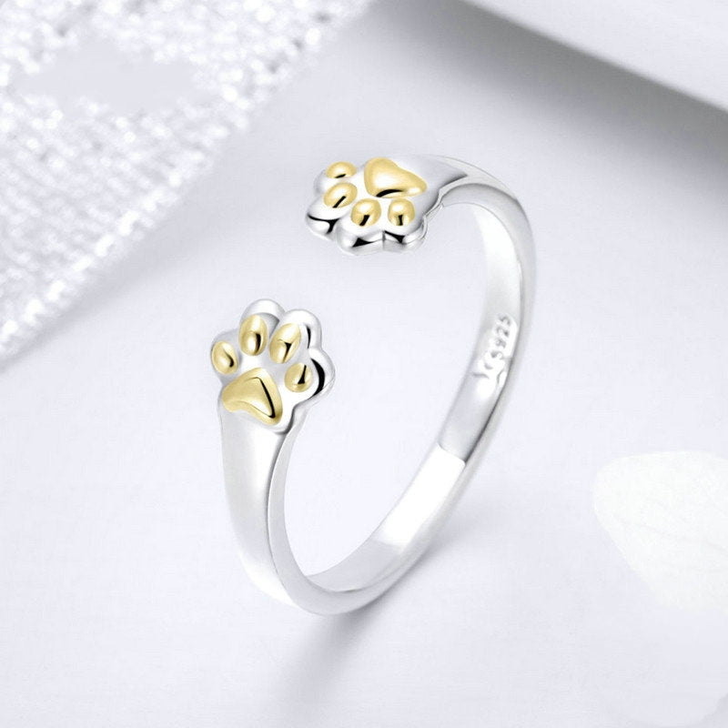 Pets' Footprints Ring