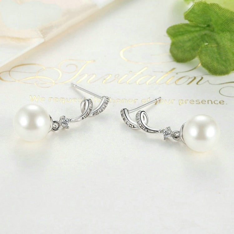 Wave Drop Earring