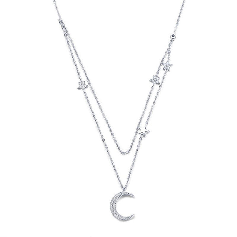 Moon & Star Necklace