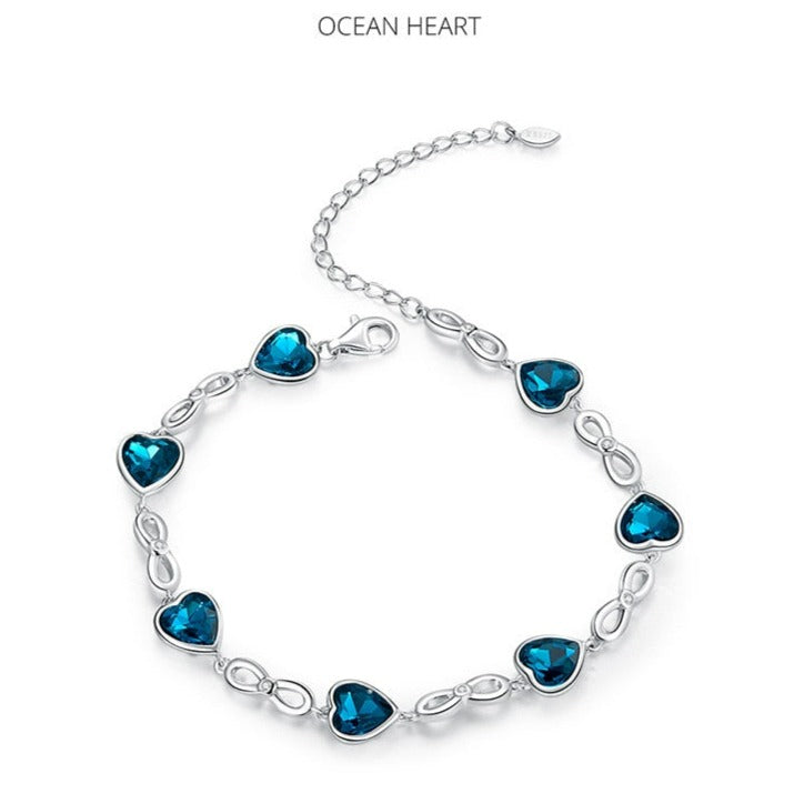 Ocean Heart Bracelet