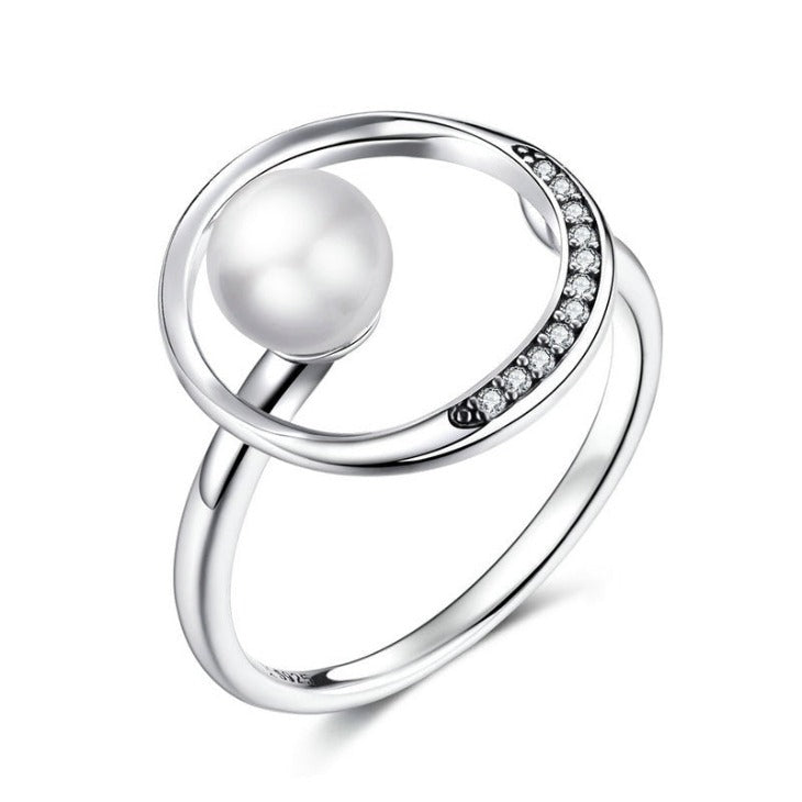 Gentle Shell Bead Ring