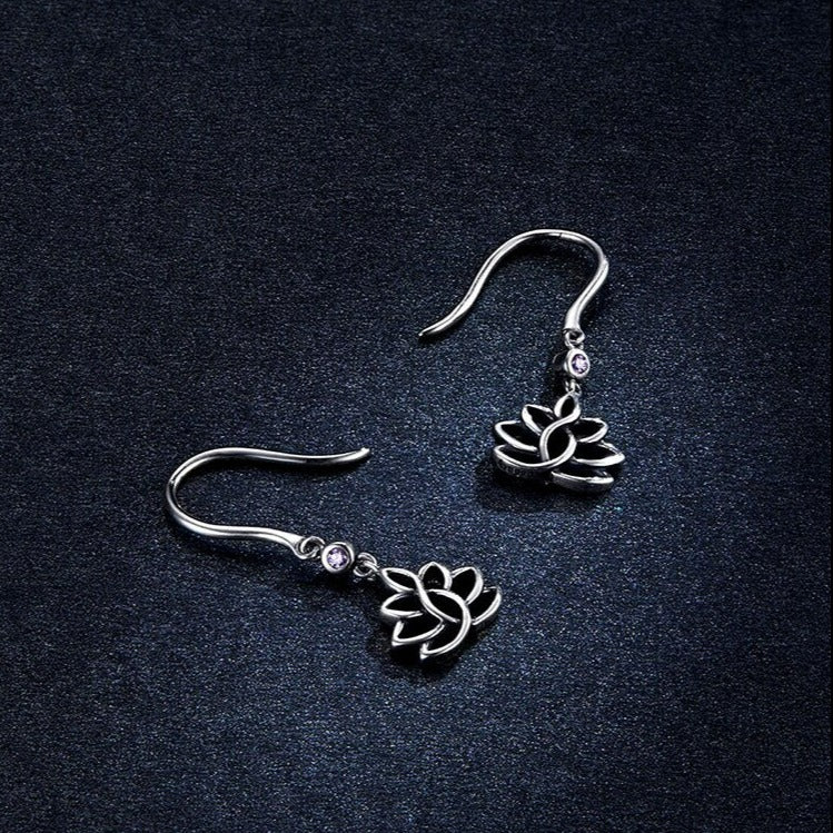 Elegant Lotus Earring