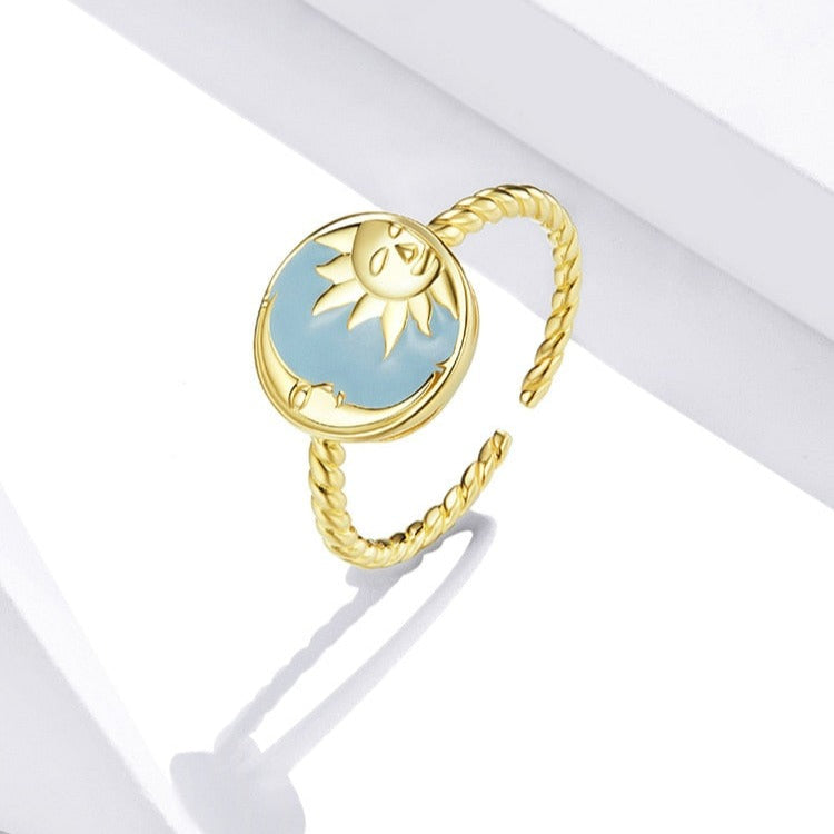 Splendid Sun Moon Rings