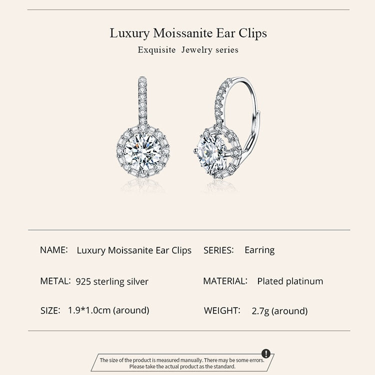 Luxury Moissanite Earring