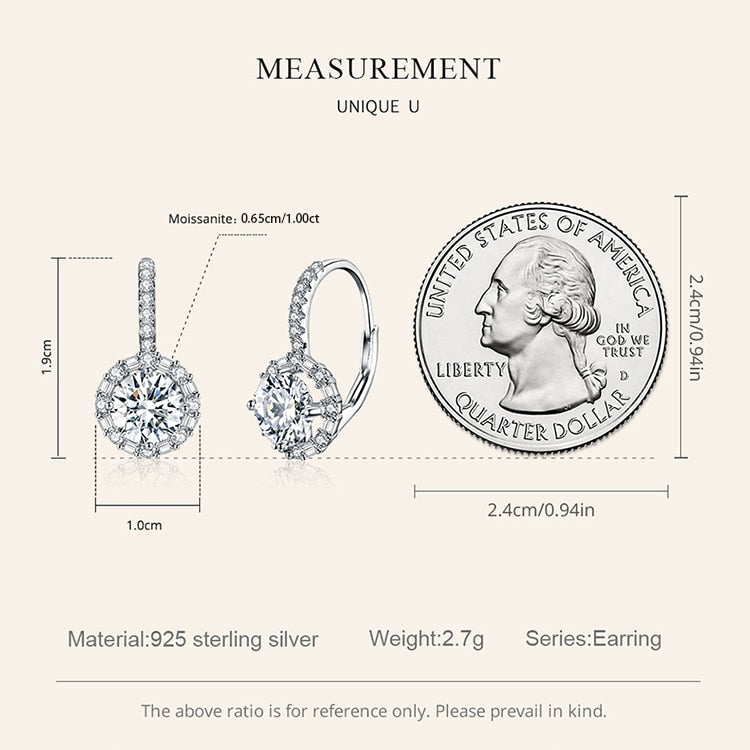 Luxury Moissanite Earring