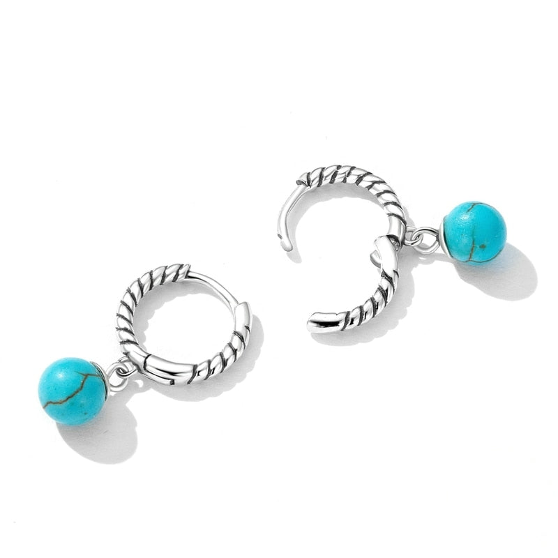 Turquoise beads Earring