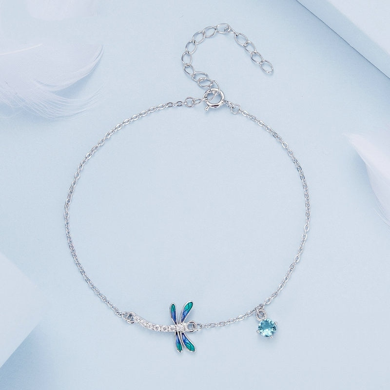 Enamel Dragonfly Bracelet