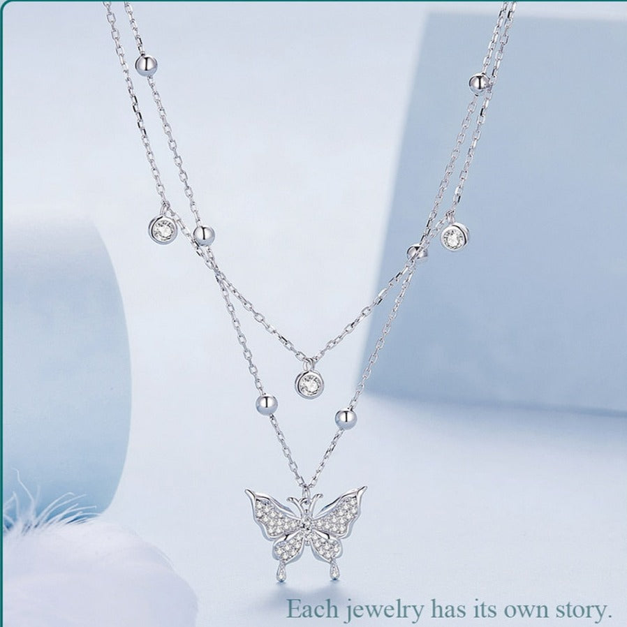 Tassel Butterfly Necklace